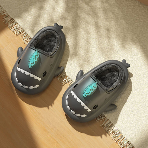 Sharkicks Basic - Hiver, Chaussons Requins Kaiju Nucléaire, Talon Ouvert